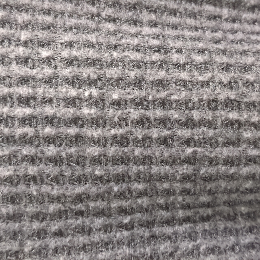 American Eagle Gray Soft & Sexy Plush Cold Shoulder Thermal Long Sleeve - Picture 4 of 7